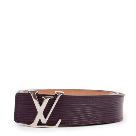 purple louis vuitton belt